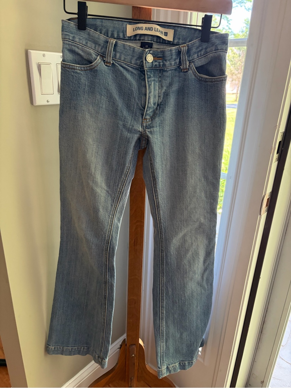 GAP Size 0R Long and Lean Light Blue Women's Jeans